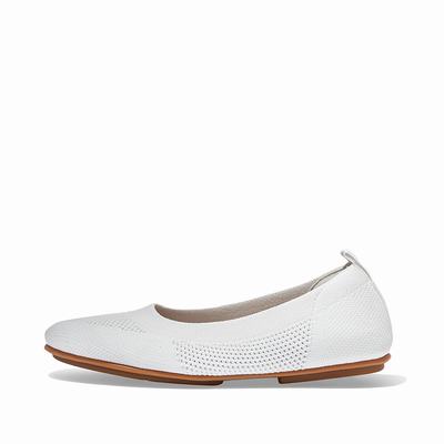 Fitflop Allegro Airyknit - Flache Schuhe Damen - Weiß (KRI765321)